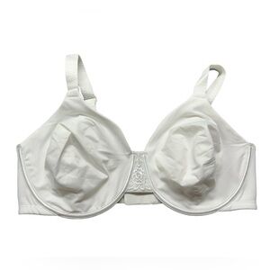 VANITY FAIR white beauty back underwire minimizer bra style 76080 NWT